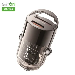 AЗУ USB/USB-C GrifON GF-Y68 PD 30W чёрный
