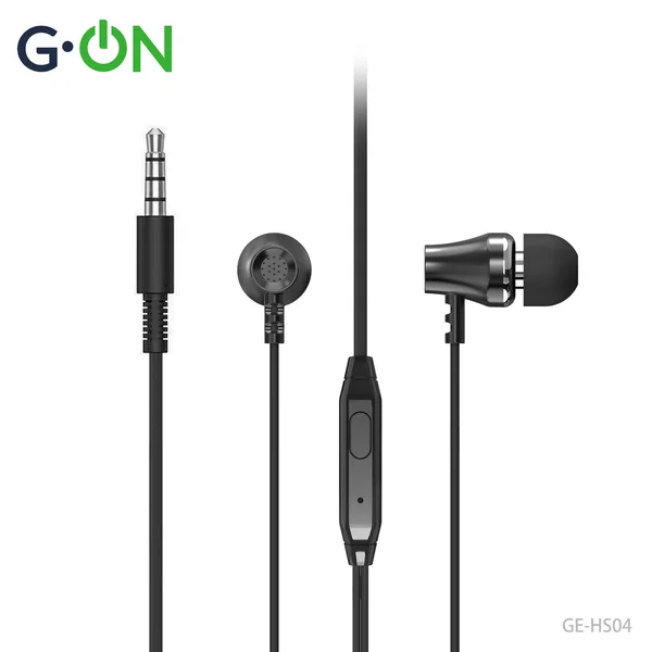 Наушники GrifON GE-HS03 3,5mm вакуум с микроф. черные - фото 2