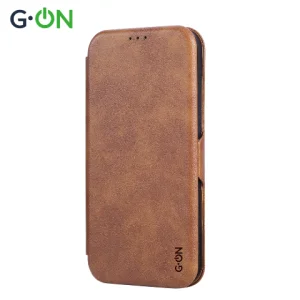 Книжка GrifON Leather Series Samsung A04 коричневая