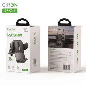 Автодержатель GrifON GF-167 раздвижной чёрный