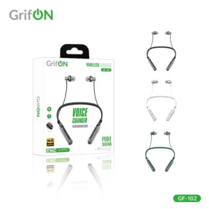 Наушники GrifON GF-102 bluetooth 5.4 Sport вакуум черные