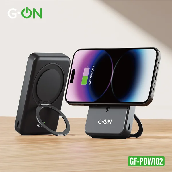 Внешний аккумулятор G-ON GF-PDW102 10000mAh PD22.5W+MagSafe 15W чёрный - фото 2