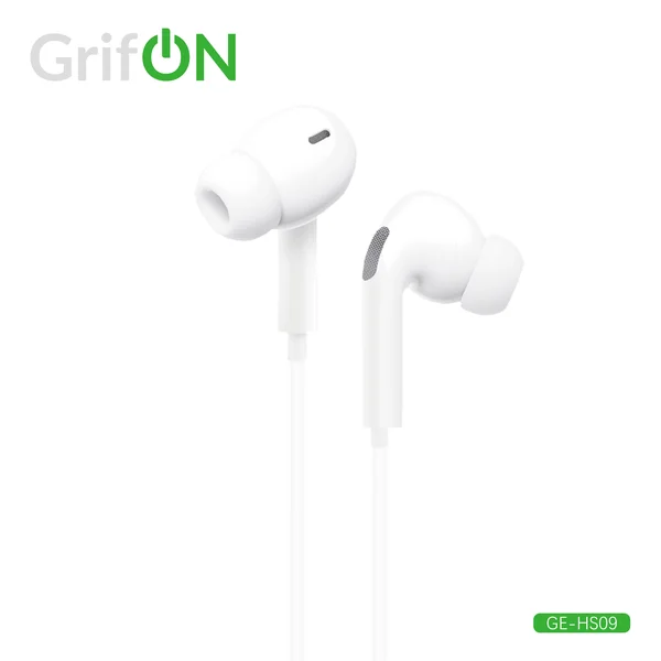 Наушники GrifON GE-HS09 Type-C вакуум с микроф. белые - фото 1