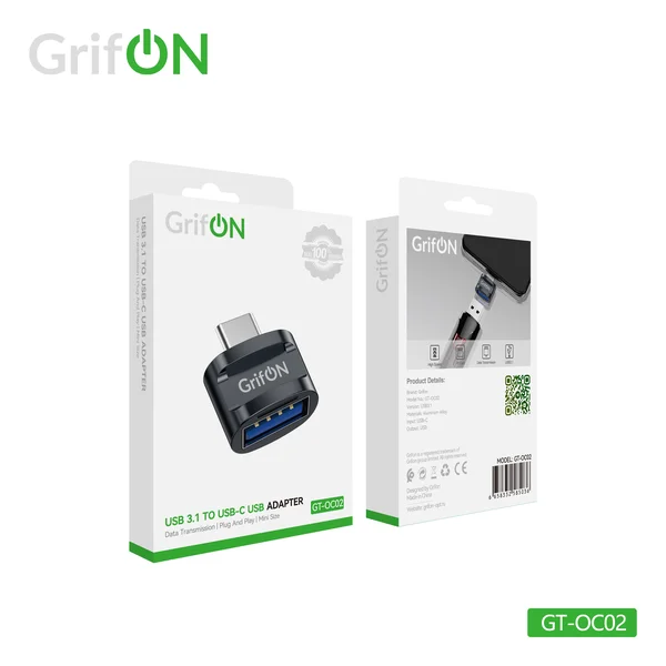 Адаптер OTG GrifON GT-OC02 Type-C чёрный