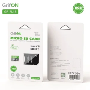  Картa памяти GrifON GF-FL18 microSD V10 8Gb+adapterSD